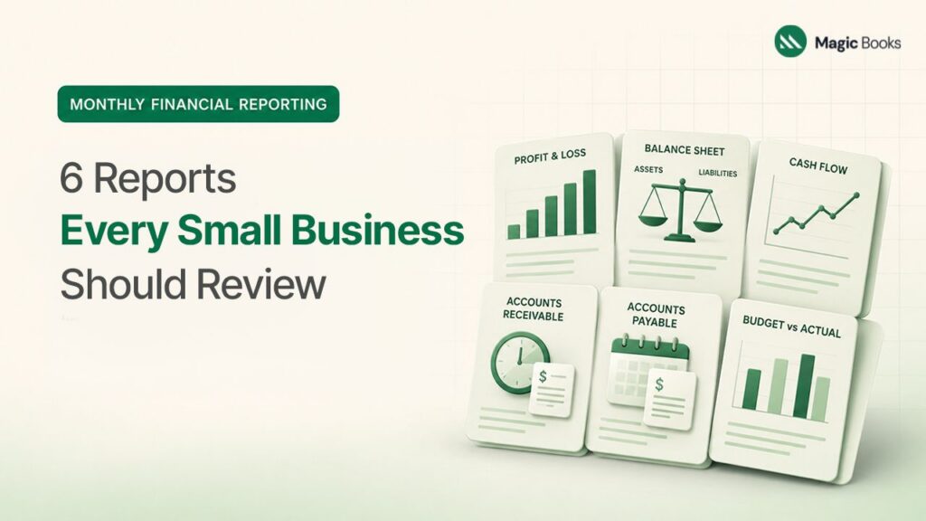 monthly financial reports small business